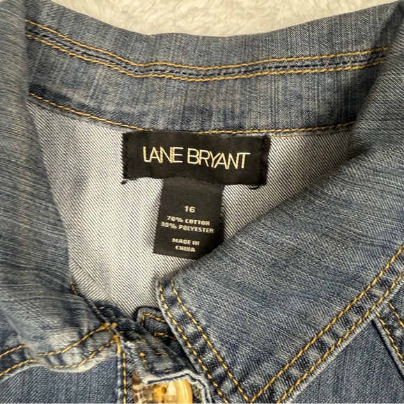 Lane Bryant Classic Blue Denim Jacket - Picture 2 of 5